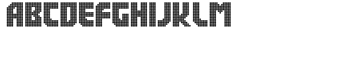 Rukyltronic Circle Font UPPERCASE