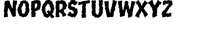 Rumble Regular Font LOWERCASE