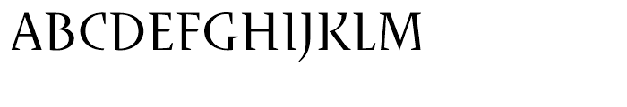 Runa Serif Light Font UPPERCASE