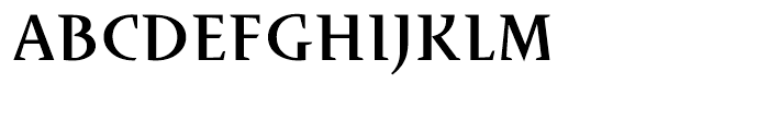Runa Serif Medium Font UPPERCASE