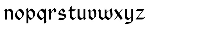 Rundigsburg Regular Font LOWERCASE