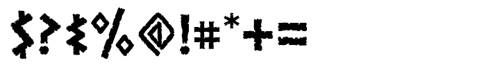 Runestone Regular Font OTHER CHARS