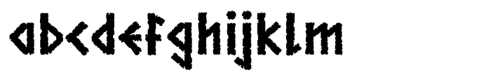 Runestone Regular Font LOWERCASE