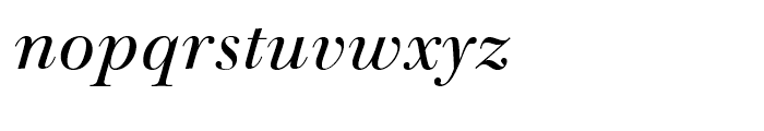 Ruskin Italic Font LOWERCASE