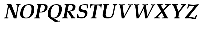 Rustika Bold Italic Font UPPERCASE