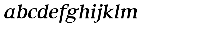 Rustika Bold Italic Font LOWERCASE
