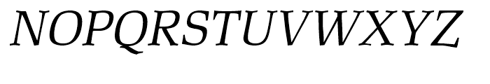 Rustika Italic Font UPPERCASE