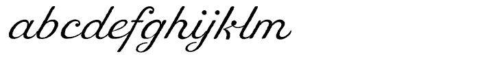 Rusulica Script Antique Regular Font LOWERCASE