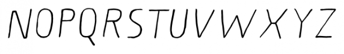 Ruba Style Xtra Italic Font LOWERCASE