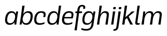 Rude Light Italic Font LOWERCASE