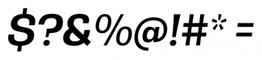Rude Medium Italic Font OTHER CHARS