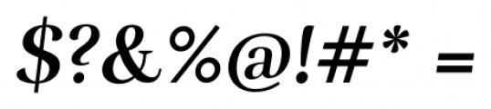 Rufina Bold Italic Font OTHER CHARS
