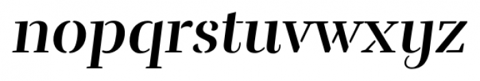 Rufina Stencil Bold Italic Font LOWERCASE