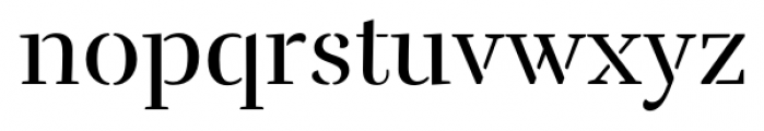 Rufina Stencil Regular Font LOWERCASE
