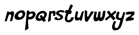 Rumpelstiltskin Italic Font LOWERCASE