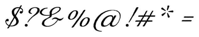 Rusulica Script Antique Regular Font OTHER CHARS