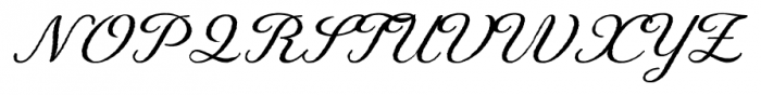 Rusulica Script Antique Regular Font UPPERCASE