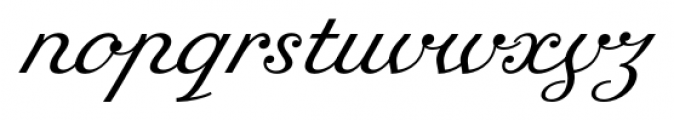 Rusulica Script Regular Font LOWERCASE