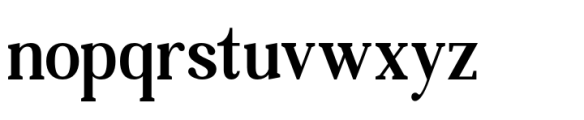 Rubaile Regular Font LOWERCASE