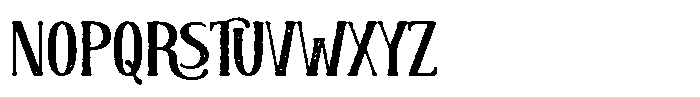 Rubber Duck Rough Font LOWERCASE