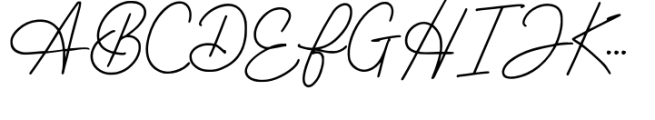 Rubellite Signature Font UPPERCASE