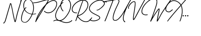 Rubellite Signature Font UPPERCASE