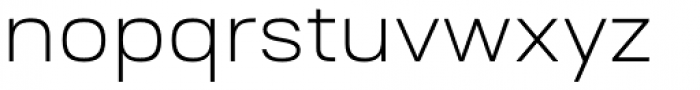 Ruberoid Extra Light Font LOWERCASE