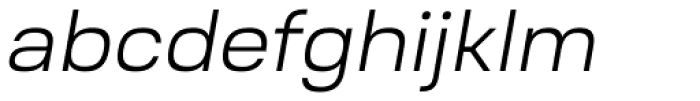 Ruberoid Light Oblique Font LOWERCASE