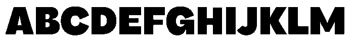 Rubika Black Font UPPERCASE