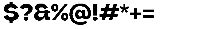 Rubika Bold Font OTHER CHARS