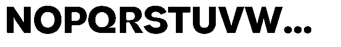 Rubika Bold Font UPPERCASE