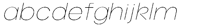 Rubika Extra Light Italic FONT