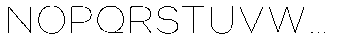 Rubika Extra Light Font UPPERCASE