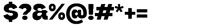 Rubika Extrabold Font OTHER CHARS