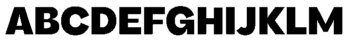 Rubika Extrabold Font UPPERCASE