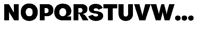 Rubika Extrabold Font UPPERCASE