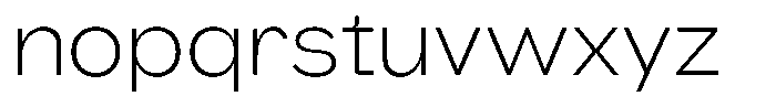 Rubika Light Font LOWERCASE