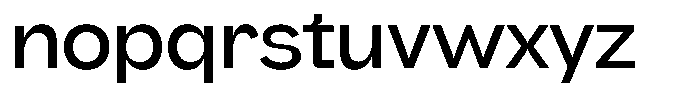 Rubika Medium Font LOWERCASE