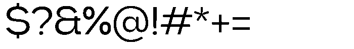 Rubika Regular Font OTHER CHARS