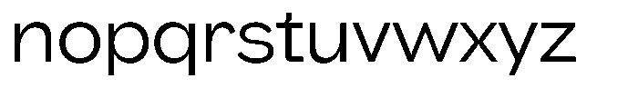 Rubika Regular Font LOWERCASE