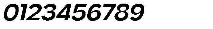 Rubika Semibold Italic Font OTHER CHARS