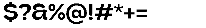 Rubika Semibold Font OTHER CHARS