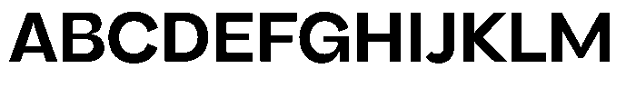 Rubika Semibold Font UPPERCASE