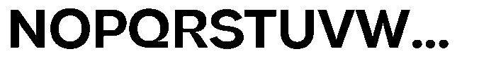 Rubika Semibold Font UPPERCASE