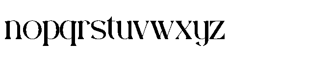 Rubington Regular Font LOWERCASE