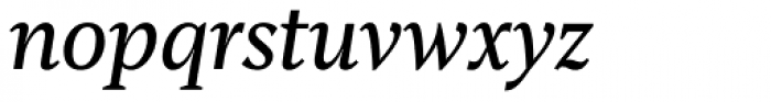 Rubis Regular Italic Font LOWERCASE