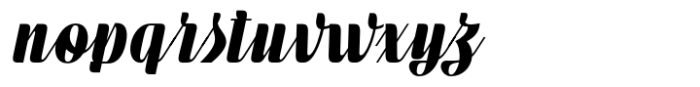 Rubus Italic Font LOWERCASE