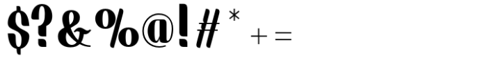 Rubus Regular Font OTHER CHARS