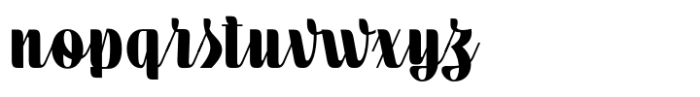 Rubus Regular Font LOWERCASE