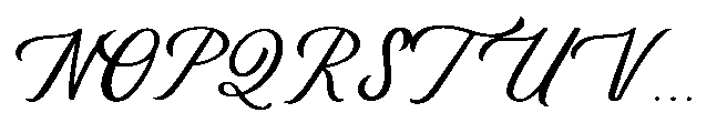 Rubyday Font UPPERCASE